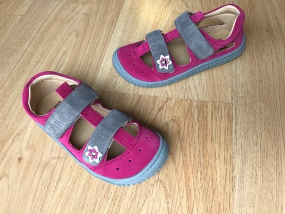 Filii Kaiman Velcro Velour Pink/Grey