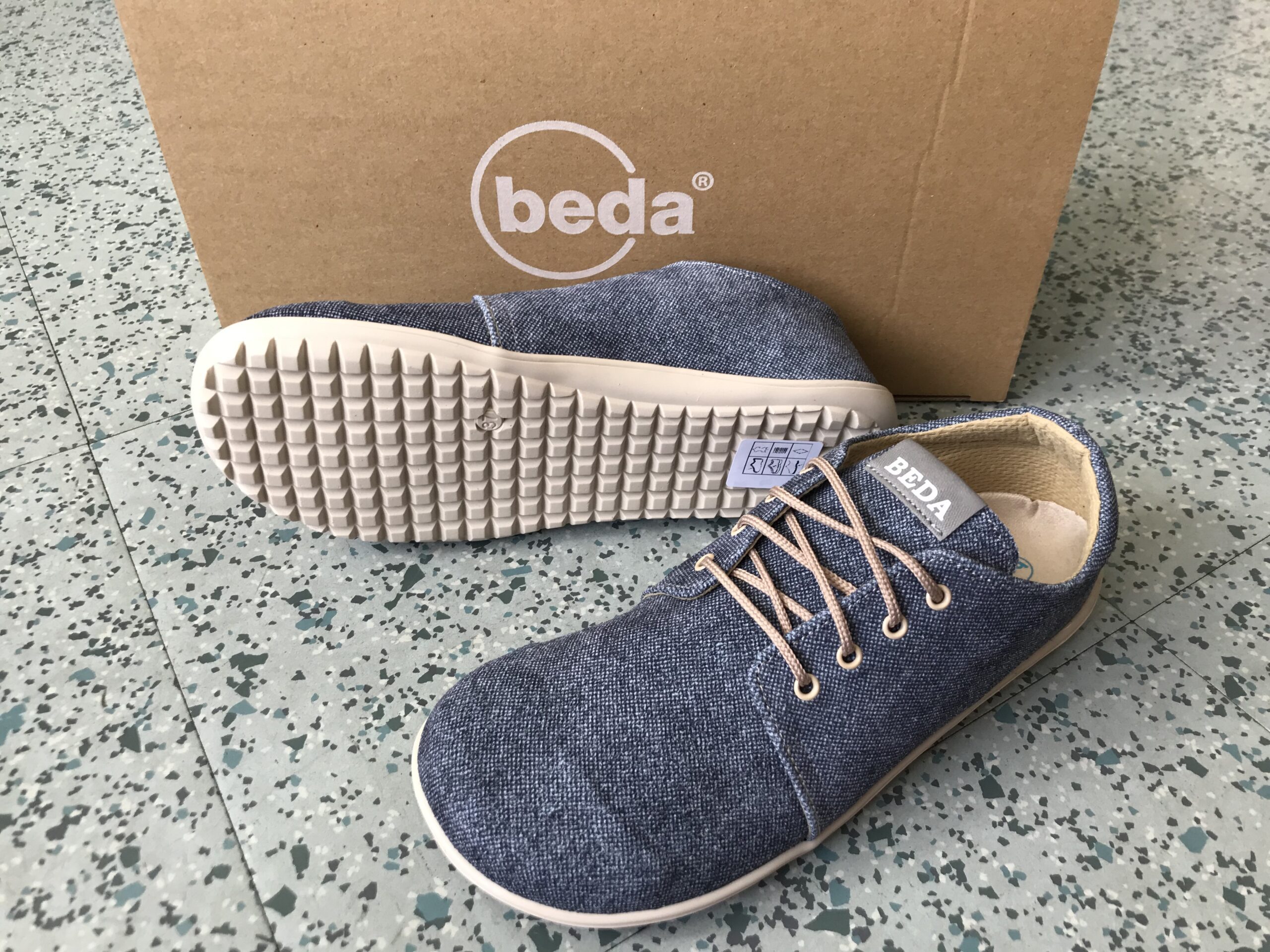 Beda Denim tossud laiale jalale | paljajalujalatsid - Mugavik Barefoot