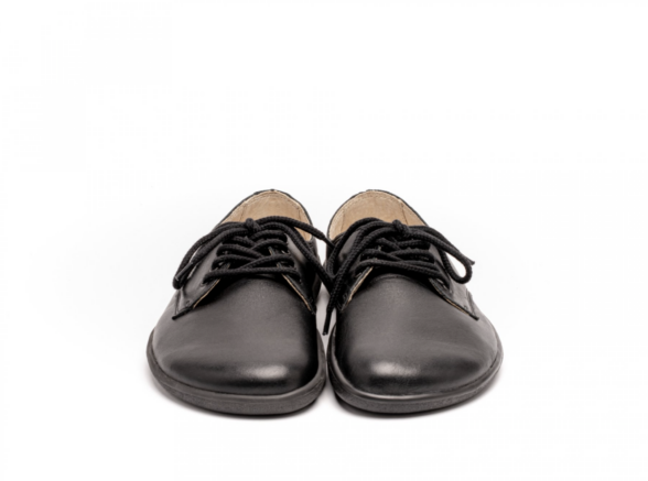 Be Lenka City Black barefoot shoe laces leather