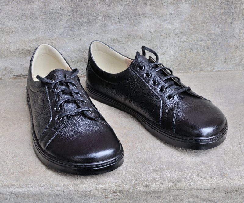 Peerko 2.0 Classic Black nahast tennised | jalasõbralikud jalatsid -  Mugavik Barefoot
