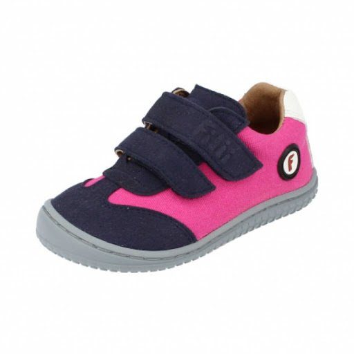 Filii Leguan Velcro textile Pink - Mugavik Barefoot