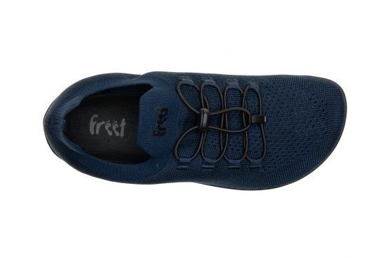 Freet Tanga Blue vegan elastic laces breathable barefoot shoes