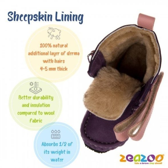 Zeazoo Yeti Sheepskin Black W 9mm - Image 2