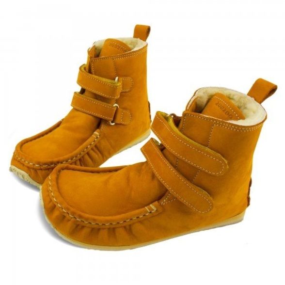 Zeazoo Yeti Camel Sheepskin winter boots for kids, 9mm sole