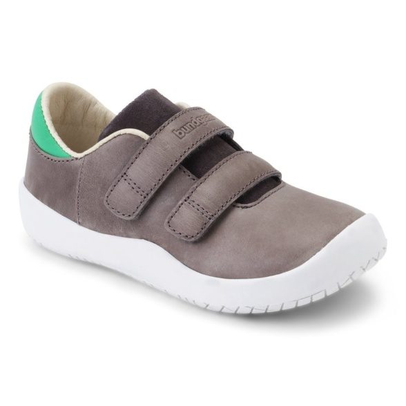 Bungaard Benjamin Velcro Dark Grey WS barefoot sneakers