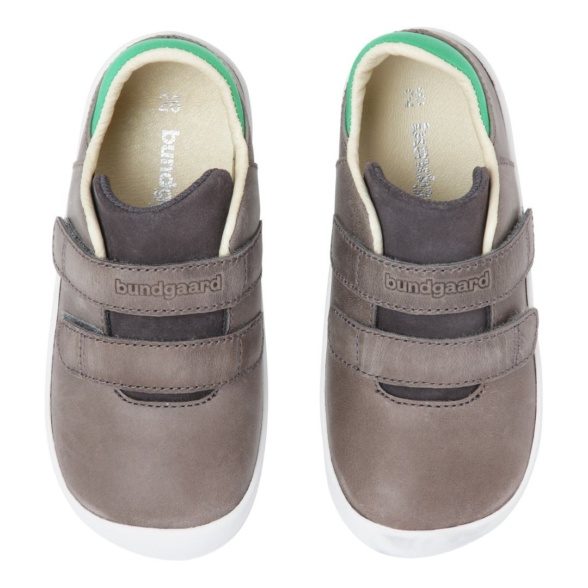 Bungaard Benjamin Velcro Dark Grey WS barefoot sneakers