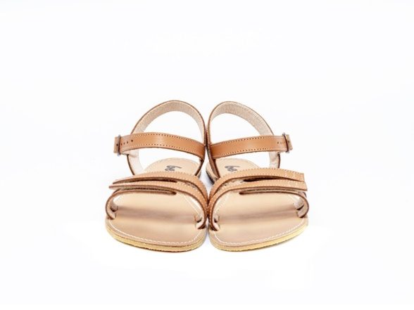 Be Lenka Summer Brown barefoot sandals leather adjustable