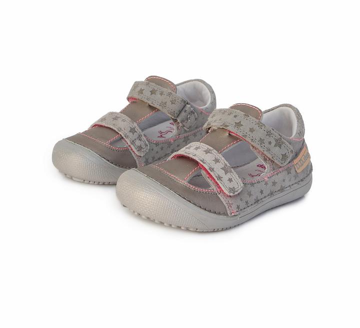D.D.Step Grey barefoot sandals