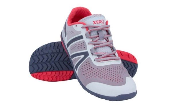 Xero shoes silver Blush barefoot shoes
