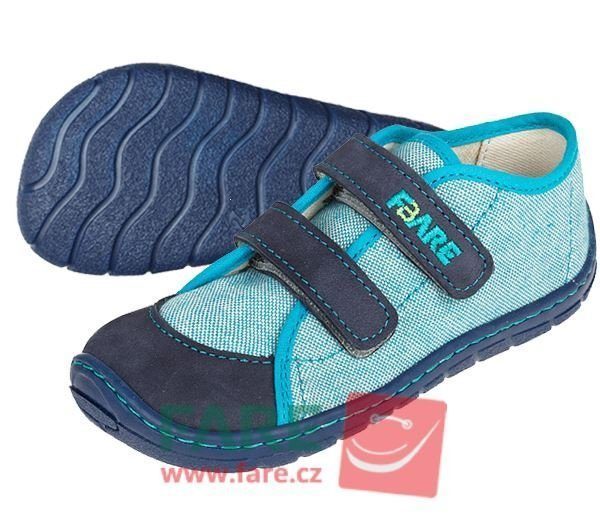 Fare Bare light blue sneakers - Mugavik Barefoot