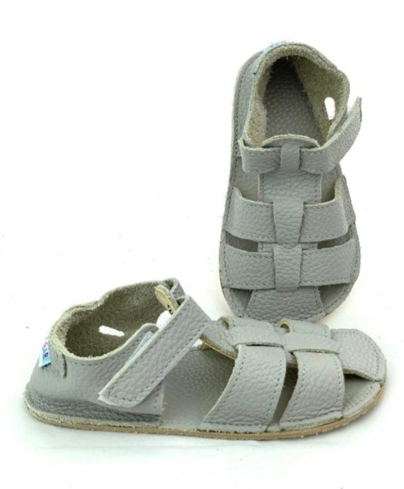 Baby Bare Cenere sandals