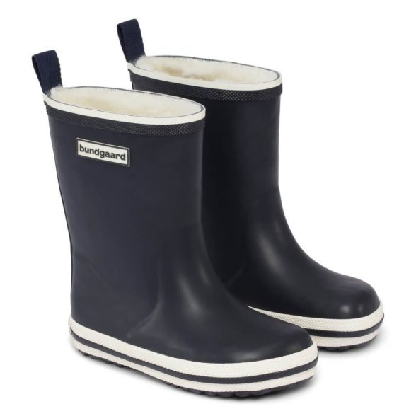 Bundgaard Charly High Warm Navy Rubber Boot with lining - Image 4