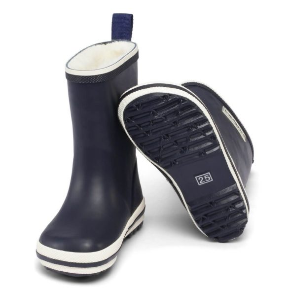 Bundgaard Charly High Warm Navy Rubber Boot with lining
