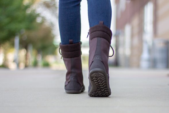 Xero Shoes Mika boots Chocolate Plum kõrged saapad talvesaapad flanel kevadsaapad sügissaapad