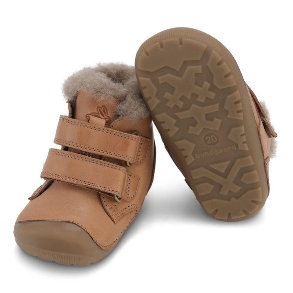 Bundgaard Petit Mid Lamb Caramel winter boots for kids