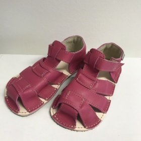 Ok Bare kids sandals dark pink