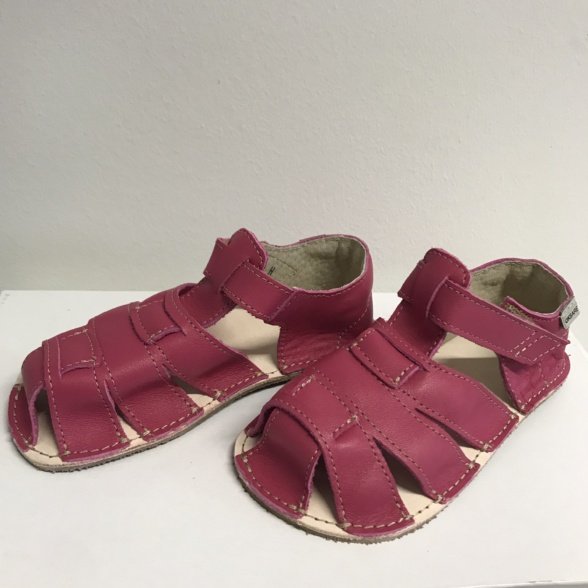 Ok Bare kids sandals dark pink