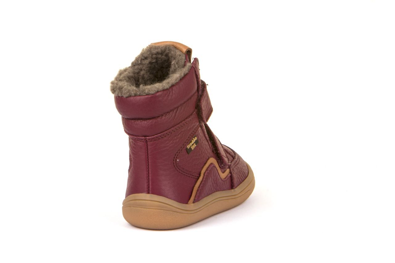 Froddo Barefoot leather winter boots Bordeaux (2021) - Mugavik Barefoot