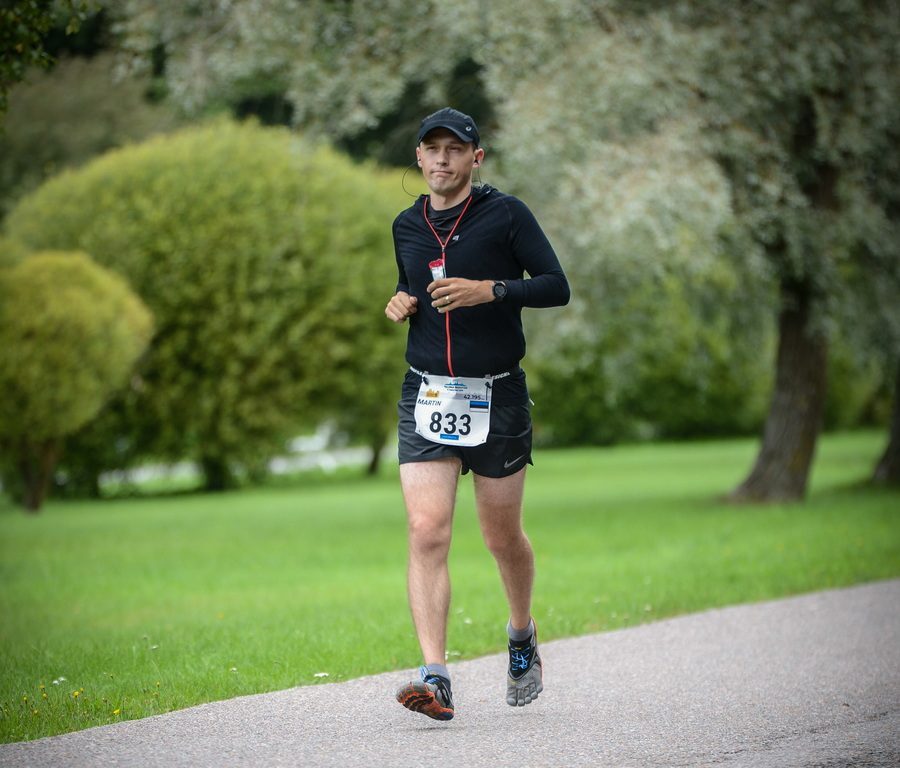 Martin Mäng läbis 2019. aastal Tallinna Maratoni viisvarvikutes.
