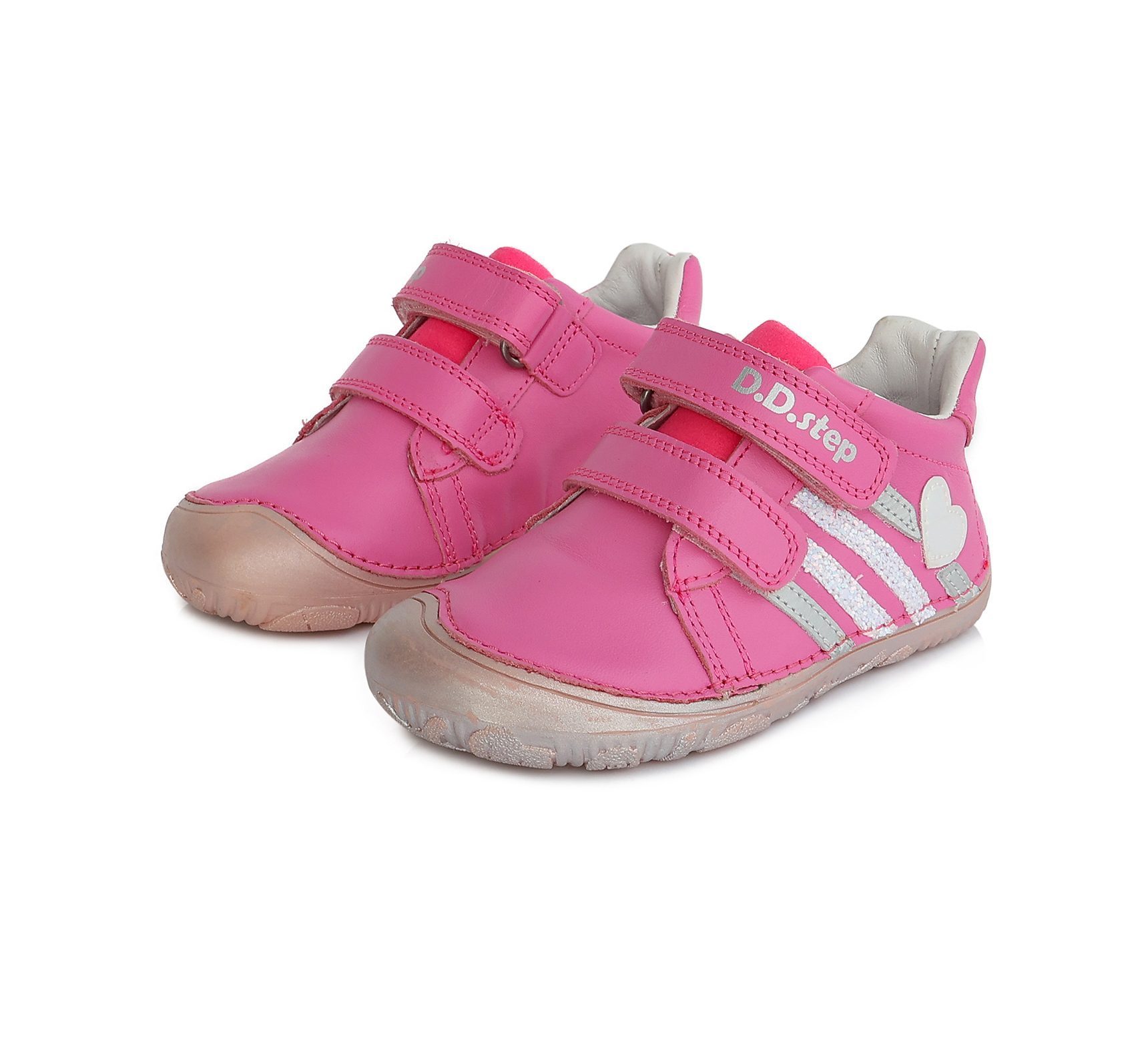 D.D.Step sneakers 073 Dark Pink Heart - Mugavik Barefoot