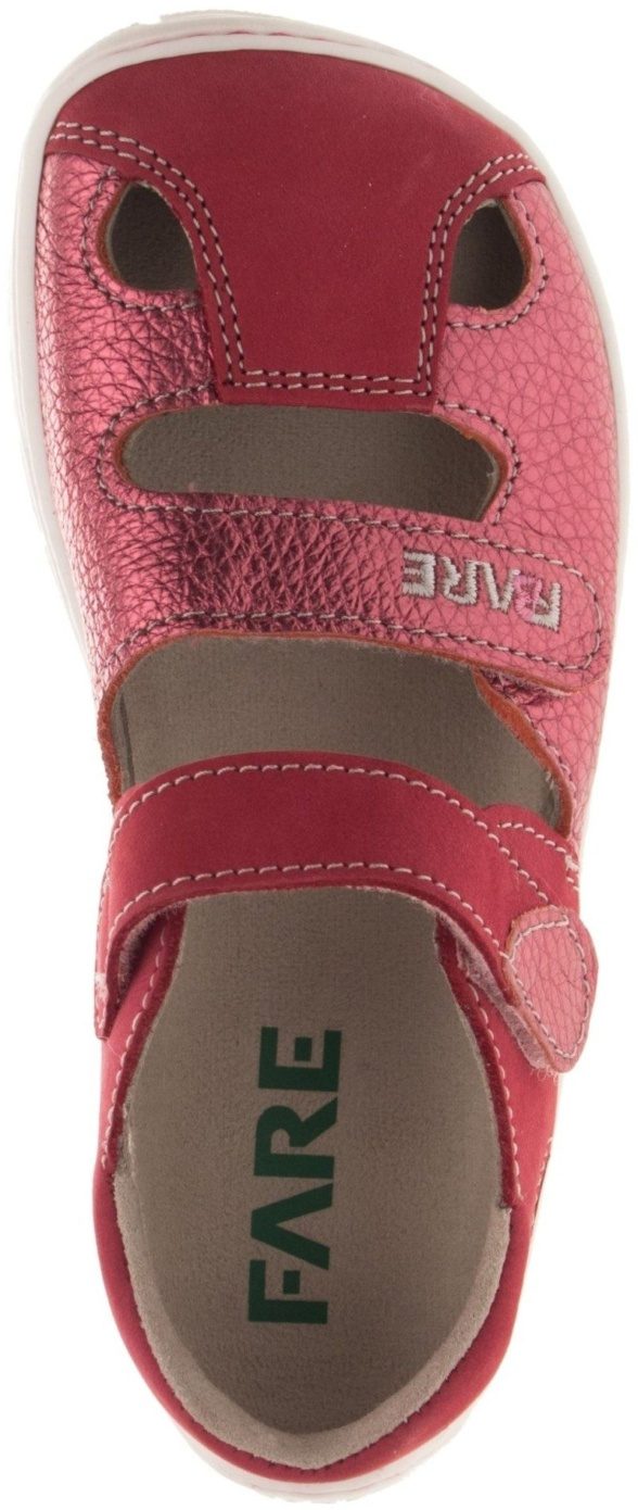 Fare Bare leather sandals Dark Pink - Image 4