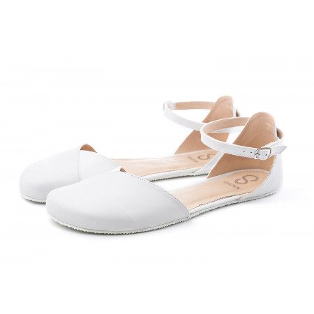 Shapen POPPY White barefoot shoes – Wide - Mugavik Barefoot
