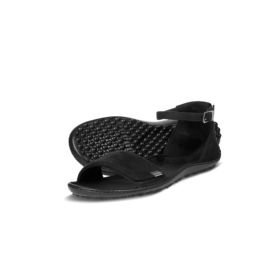 leguano jara black barefoot sandals for women
