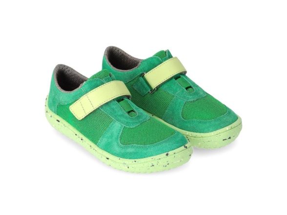 Be Lenka Joy All Green barefoot sneakers for kids