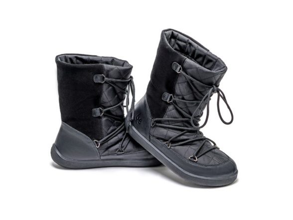 Be Lenka Snowfox Woman All Black winter boots like uggs new sole shape