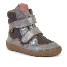 Froddo Barefoot Tex winter boots with membrane grey/silver