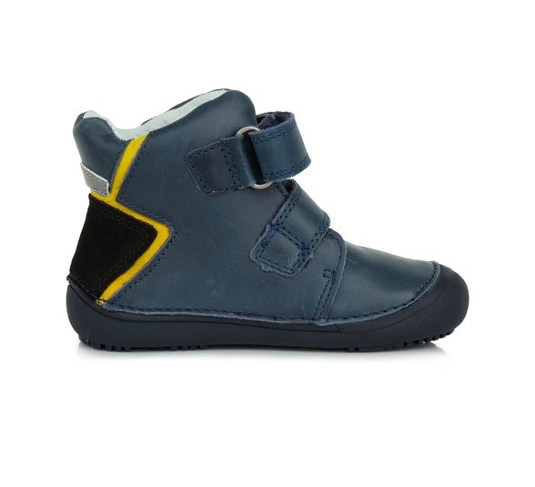 D.D.Step boots Royal Blue Lightning for kids flexible wide feet lightweight barefoot shoes