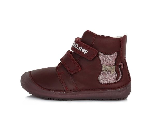 D.D.Step boots Raspberry Cat for kids flexible wide feet lightweight barefoot shoes