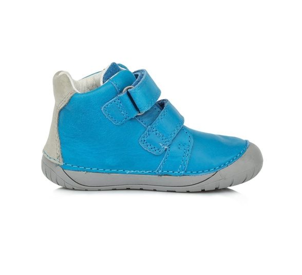D.D.step Sky Blue Astronaut boots for kids with wide feet flexible lightweight barefoot shoes