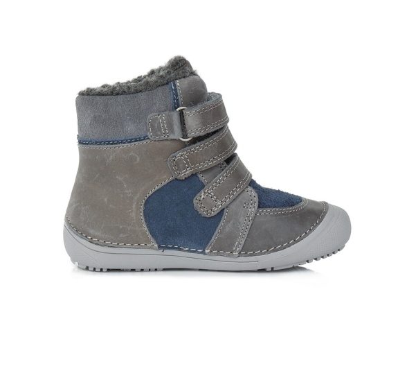 D.D.Step Dark Grey winter boots kids loghtweigth flexible sole barefoot