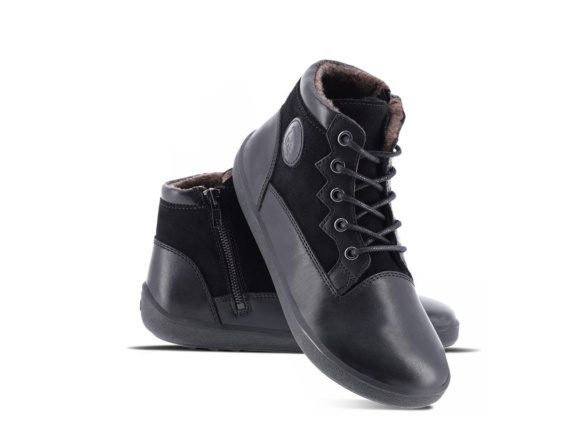 Be Lenka Olympus Woman All Black winter boots barefoot shoes