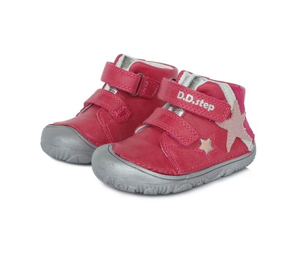 D.D.Step Red Star boots for kids flexible wide feet lightweight barefoot shoes