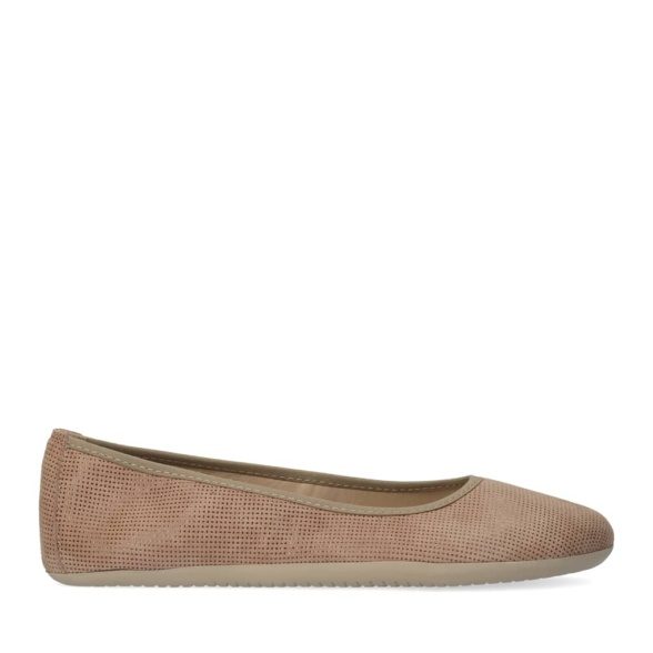 Groundies Lily Taupe elegant ballerinas barefoot lightweight