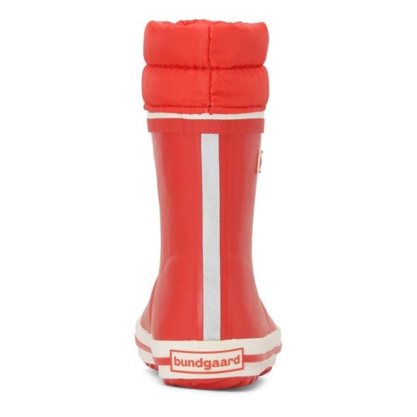 Bundgaard Cirro High Warm Red fur lining rubber boots for kids