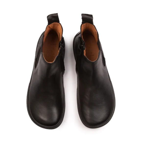 Koel Fila Black Chelsea leather boots for women