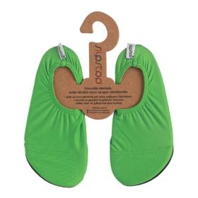 SlipStop Neon Green anti-slippery pool slippers water shoes pool shoes beach shoes