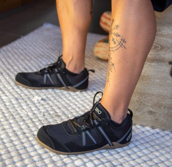 Xero Shoes Prio Suede seemisnahast helkurribadega paljajalujalanõud