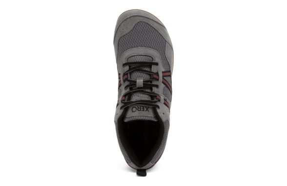 Xero Shoes Prio Suede hall pruuni tallaga seemisnahast helkurribadega paljajalujalanõud