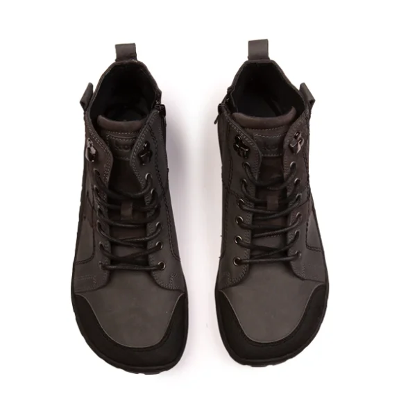 Koel Pax leather hiking boots zipper water-repellent barefoot lightweight