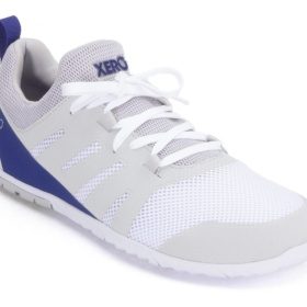 Xero Shoes Forza Runner white blue laces mens barefoot lightweight