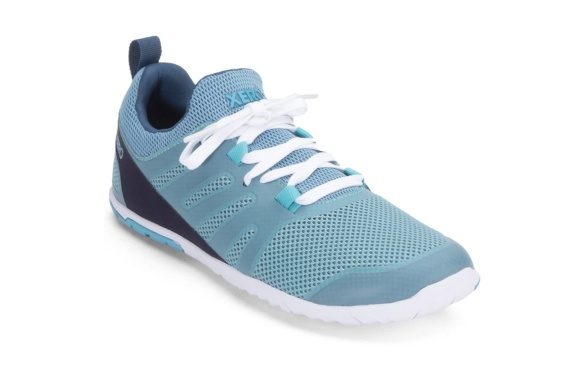 Xero Shoes Forza Runner light blue running shoes laces women barefoot lightweigth