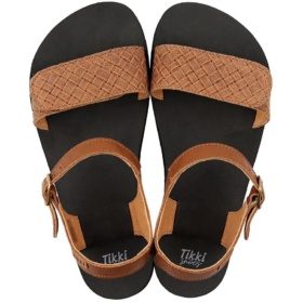 Tikki Vibe leather velcro sandals barefoot lightweight