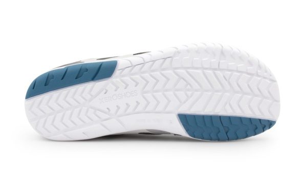 Xero Shoes HFS jooksutoss meestele vegan hall valge must paljajalujalanõud