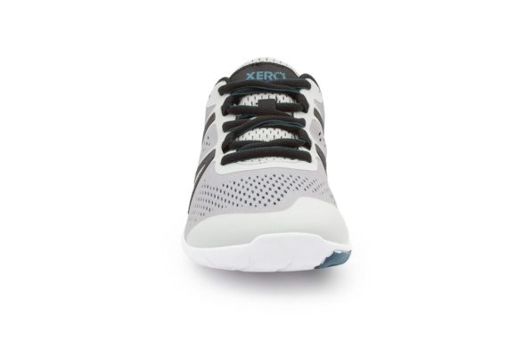 Xero Shoes HFS vegan jooksutoss naised hall valge mustad paelad paljajalujalanõud
