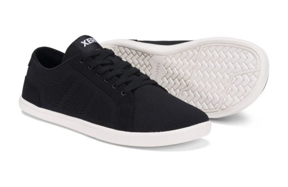 Xero Shoes Dillon mustad valge tald vegan tekstiil tennised paljajalujalanõud