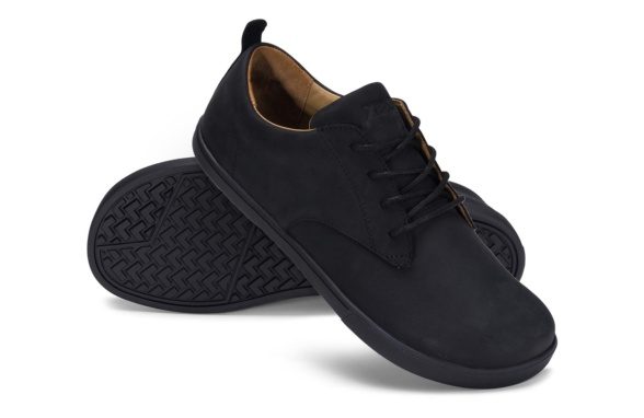 Xero Shoes Glenn mustad nahk viisakas tänavaking paljajalujalanõud